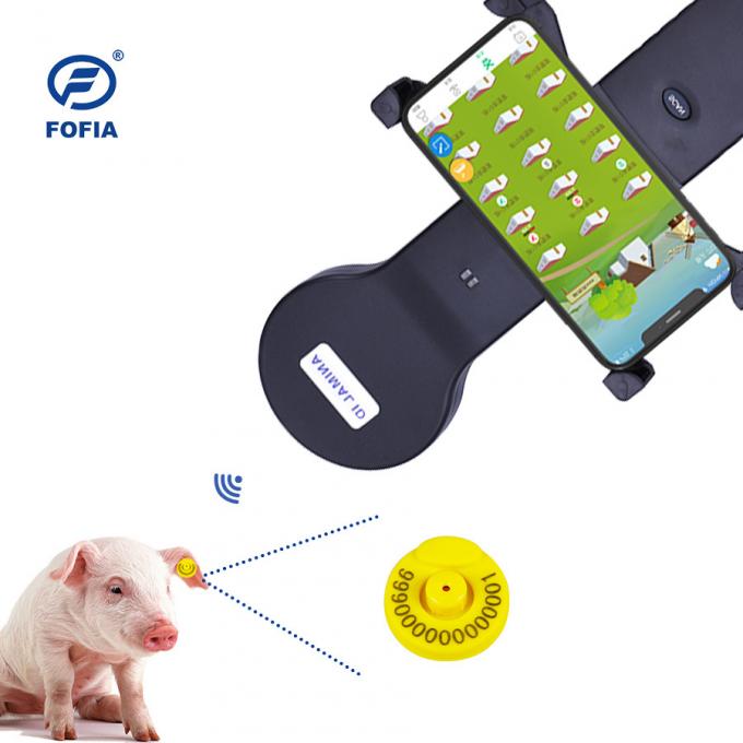 Etiqueta de orelha eletrônica do porco