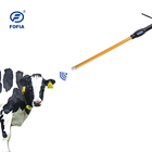 Cor preta amarela de Long Antenna Use do leitor animal da vara da etiqueta RFID dos carneiros do gado