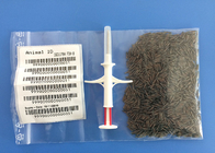 Microchip de seguimento animal de 134,2 quilohertz com número de identificação de 15 dígitos