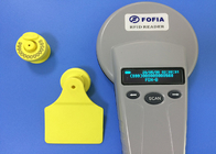 Etiquetas de orelha eletrônicas animais do RFID para a identificação dos rebanhos animais, frequência 134.2khz