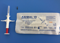 Microchip com seringa, microchip ICAR do cão da busca do RFID da identificação do animal de estimação aprovado