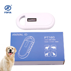 24/7 OLED White Animal Microchip Scanner com Buzzer Rfid Reader embutida Leitor de tags de animais portáteis