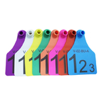 Etiqueta de orelha visual do RFID com cores diferentes, materiais importados com tensão alta