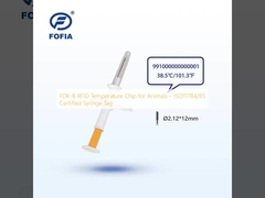Chip de Temperatura RFID FDX-B para Animais – Tag de Seringa Certificada ISO11784/85