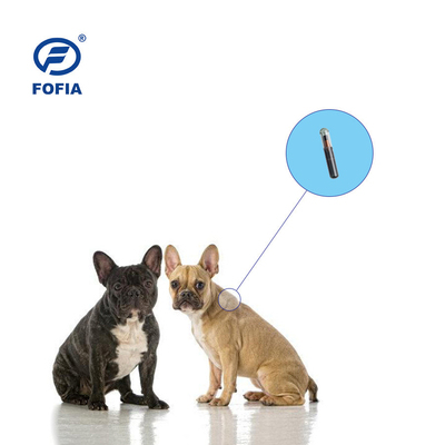 RFID Animal ID Tracking Microchip Injeção de animais de estimação ICAR Certificado com 4 adesivos de código de barras