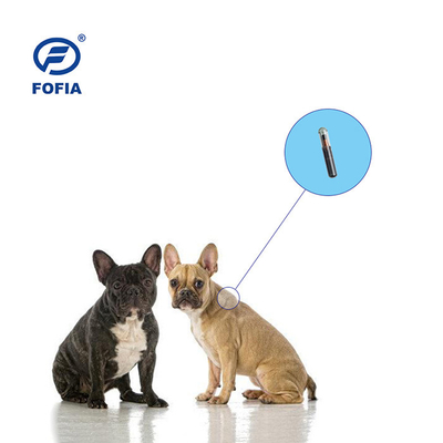 Chipe de identificação de animais Etiqueta de identificação de animais de estimação 11,5 mm FDX-B Glasstag Número de identificação único de 15 dígitos