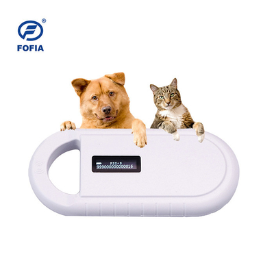 leitor animal Pet Scanner do microchip da etiqueta 24*7oled 13cm