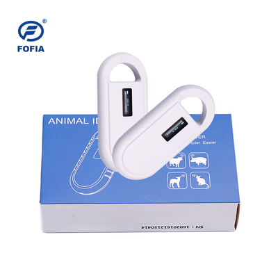 do varredor animal do microchip do animal de estimação de 134.2khz USB número branco do dígito do leitor 15 da identificação
