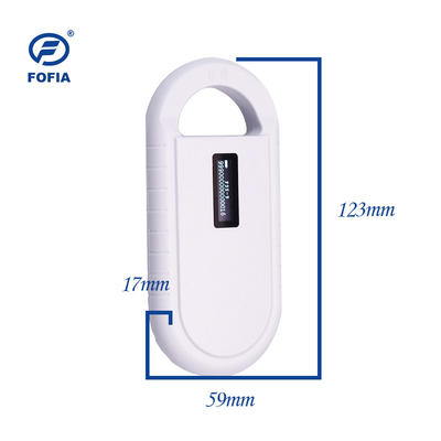 24/7 OLED Animal ID Microchip Scanner Reader 134.2KHz Com Inglês Língua de Operação
