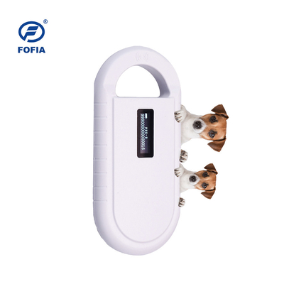 Inglês Microchip Animal Rfid Scanner Bateria de Lítio portátil com 5 horas de tempo contínuo