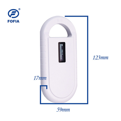 Identificação FDX-B do dígito de For Pet 15 do leitor de Mini Handheld Animal Microchip Scanner RFID