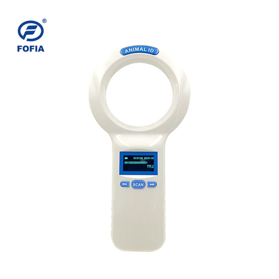 Cor animal Handheld de For Cattle White do leitor do varredor 134.2khz USB do microchip do RFID