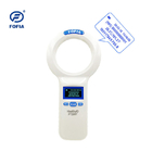 Varredor animal FDX-B do microchip da temperatura da identificação do animal de estimação SE bateria do leitor 3AA