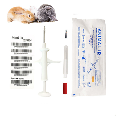 etiquetas adesivas da seringa 6 do microchip 6.86g dos PP do identificador do ISO de 10cm
