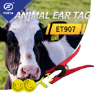 Etiquetas de orelha de seguimento animais 134.2khz de Electonic Rfid para a identificação animal
