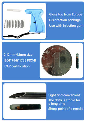 Uma nova geração de microchip de identificação implantável 2 em 1 para todos os tipos de animais ZS005