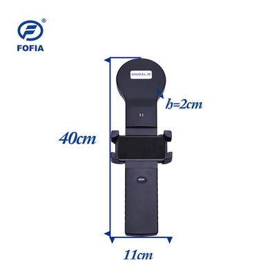 Leitor de etiqueta Handheld da orelha com telefone celular APP, CE do leitor da microplaqueta de Rfid alistado