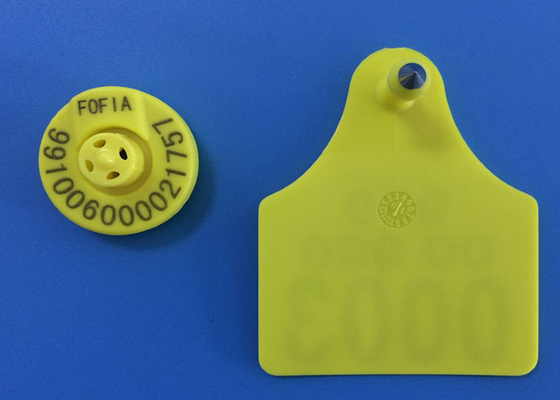 Etiquetas de orelha animais eletrônicas feitas sob encomenda de Rfid da etiqueta de orelha do coelho numeradas para Earings