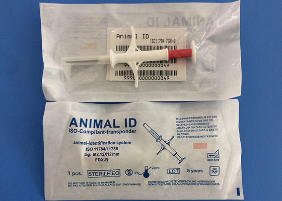 capacidade de dados animal do microchip 15-Digit da identificação da resistência de choque 100G