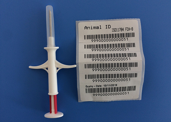 2,12 de X12 milímetro da identificação do microchip da etiqueta milímetros de polímero Biocompatible Implantable do armazenamento