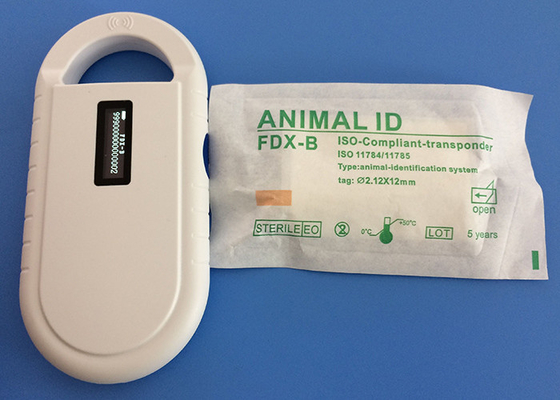 O microchip IP67 do identificador do ISO do animal de estimação com frequência 134.2khz 10 anos garante identificadores injetáveis