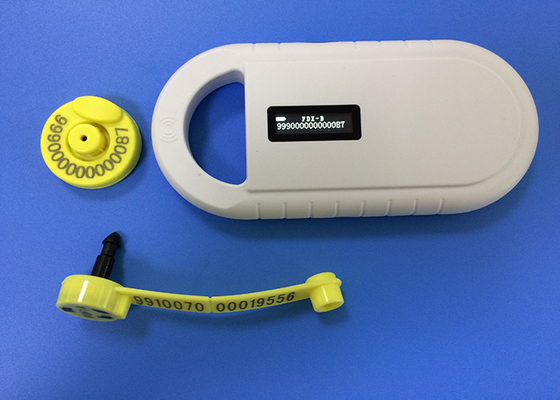Etiqueta de orelha eletrônica do animal RFID para o gado/vaca, certificado de ICAR