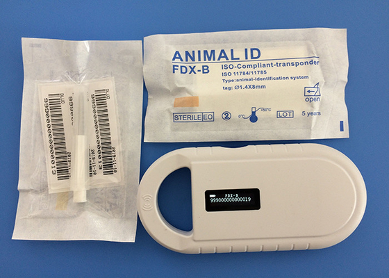Microchip reusável 1.4*8mm do identificador do ISO de Rfid com frequência 134.2KHz