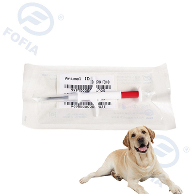 Microchip de rastreamento de animais de etiqueta de vidro europeia