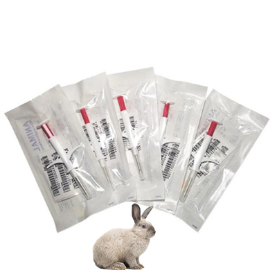 6.86 G Peso Pet ID Microchip Número 10cm ISO 11784 Track Pet Microchip Cat Tracker Microchip