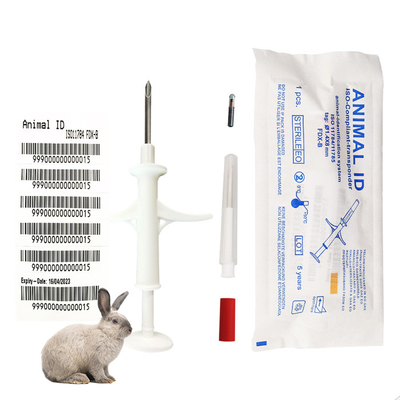 134.2KHz Microchip de identificação de animais de estimação Seringa Transponders injetáveis na identificação de animais