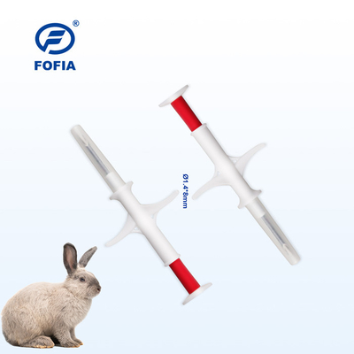 Identificador injetável do microchip da identificação do animal de estimação dos identificadores 134.2khz com o microchip do identificador do ISO da seringa do implante