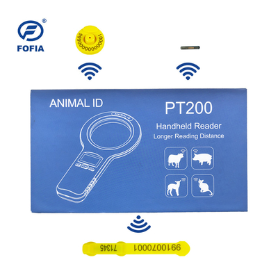 24/7 OLED White Animal Microchip Scanner com Buzzer Rfid Reader embutida