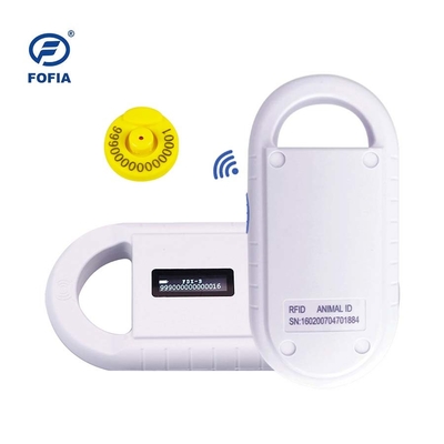 24/7 OLED White Animal Microchip Scanner com Buzzer Rfid Reader embutida