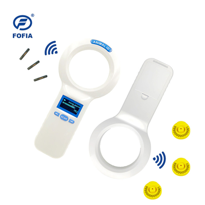 128*64 OLED Botão Animal Chip Scanner com 3 botões Universal para animais de estimação