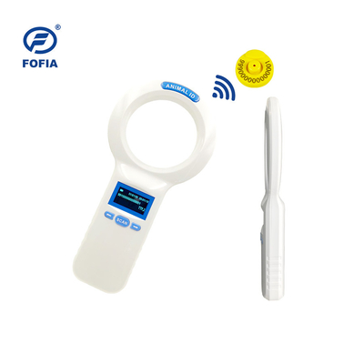 Scanner de microchip RFID de 3 botões com leitura de microchip ID64