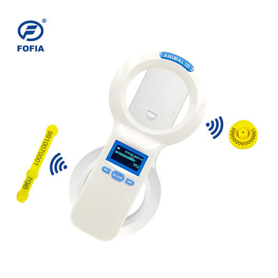 Etiqueta de orelha eletrônica de TPU à prova d'água para gado com certificação ISO11784/5 FDX-B e frequência de 134,2 kHz para identificação de gado