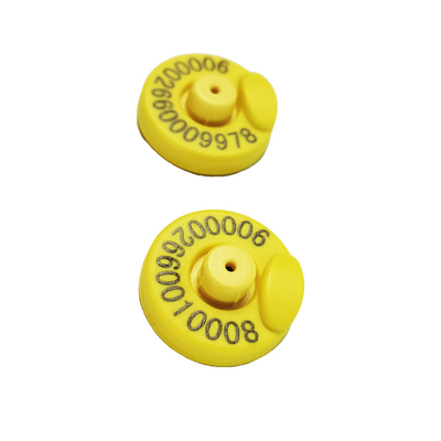 FDX-B personalizado 134.2Khz Lf EM4305 Round TPU RFID Electronic Ear Tag para Pecuária Animais Bode Bovino Vaca Cabra Ovelha Porco Coelho