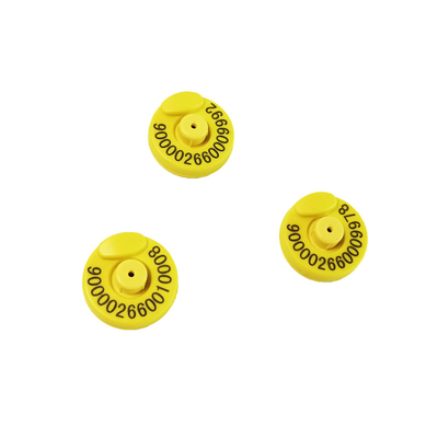 TPU Identificação de porco Rfid Ear Tag Impermeável Anti derramamento