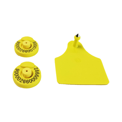 134.2KHz RFID Ear Tag para Gestão de Pecuária Identificação de Animais Tensão 350N