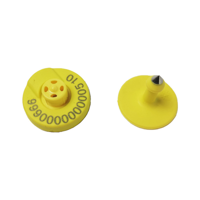 Compacto e confiável RFID Ear Tag com vibração IEC 68-2-6 e tensão 350N animal