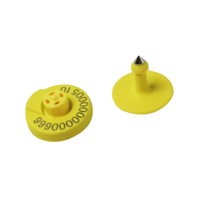 134.2MHz Chip personalizado RFID Animal Ear Tag para gado Porco Ovelha Bode