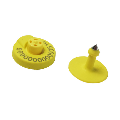 134.2MHz Chip personalizado RFID Animal Ear Tag para gado Porco Ovelha Bode