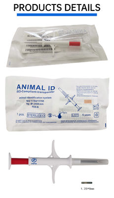 Fofia 2026 Venda Quente RFID 134.2kHz Animal ID Microchip Integrado Tipo Ear Tag ZS009 Impermeável para Injeção de Animais de Criação
