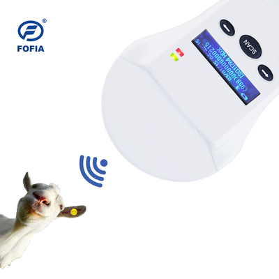 PT580 Scanner de microchip animal portátil para leitura de etiquetas ISO11784 FDX-B ID64 e HDX