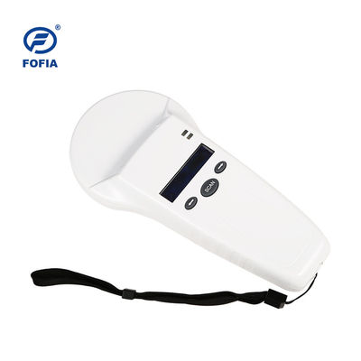 PT580 Scanner de microchip animal portátil para leitura de etiquetas ISO11784 FDX-B ID64 e HDX