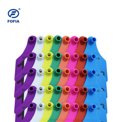 Etiqueta auricular RFID com suporte para impressão a laser de design visual 134,2 Khz Amarelo Ou Outros Garantia de alta satisfação do cliente