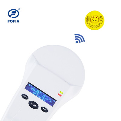 Scanner de microchip de animais portátil multifuncional / leitor de identificação de animais