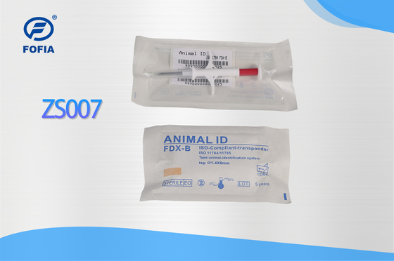 Implantador de microchip esterilizado universal com número de 15 dígitos para identificação de animais