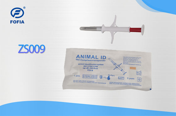 Fofia 2026 Venda Quente RFID 134.2kHz Animal ID Microchip Integrado Tipo Ear Tag ZS009 Impermeável para Injeção de Animais de Criação