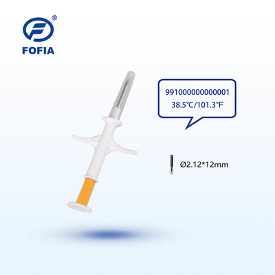 Microchip Transponder ISO para Identificação de Animais de Estimação e Monitoramento de Temperatura com Sensor de Temperatura e Chip Patenteado FOFIA